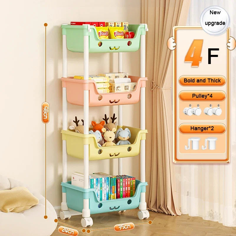 Toy Bookshelf Snack Trolley