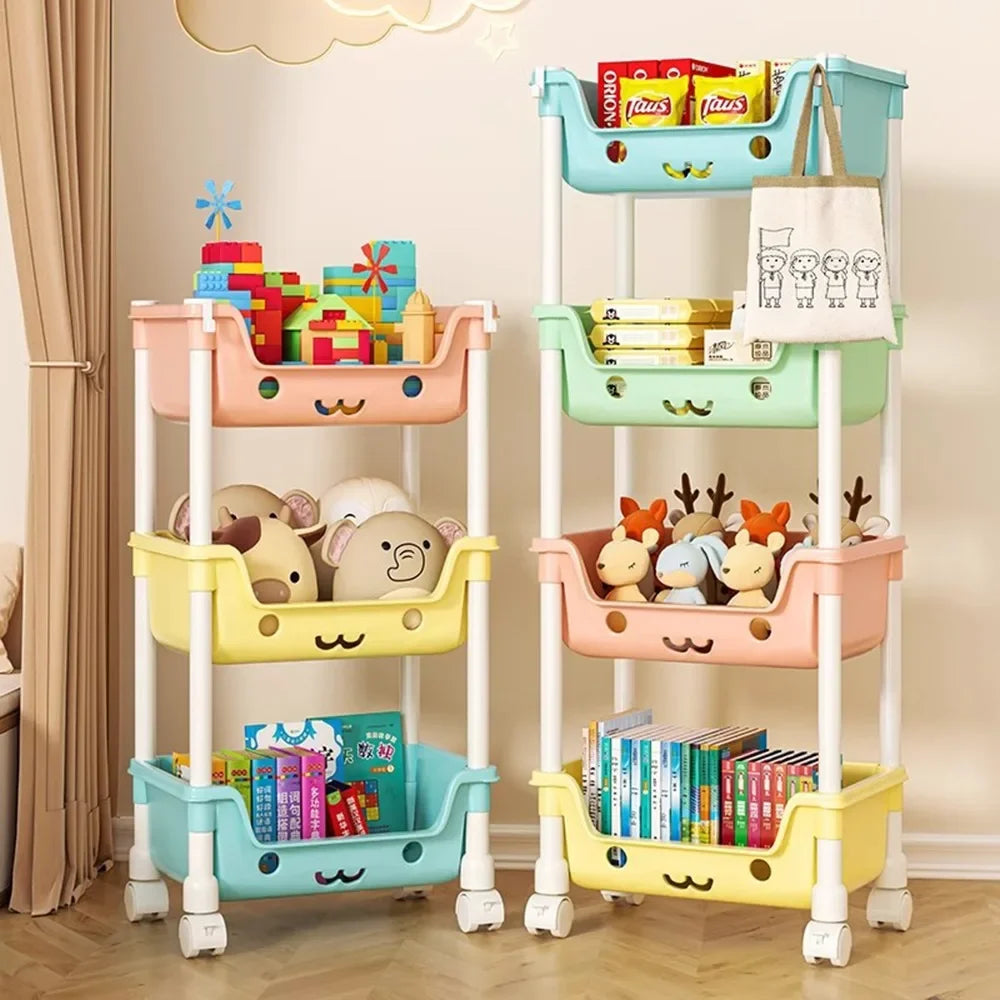 Toy Bookshelf Snack Trolley