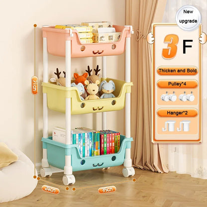 Toy Bookshelf Snack  Trolley