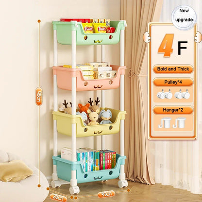Toy Bookshelf Snack  Trolley