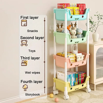 Toy Bookshelf Snack  Trolley
